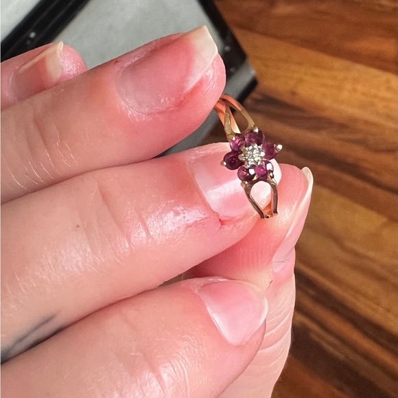 Diamond and ruby ring - Picture 12 of 13
